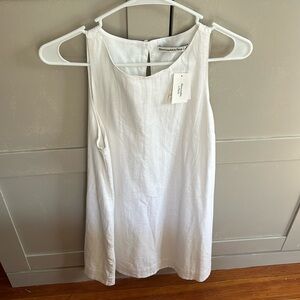 Abercrombie white shift dress